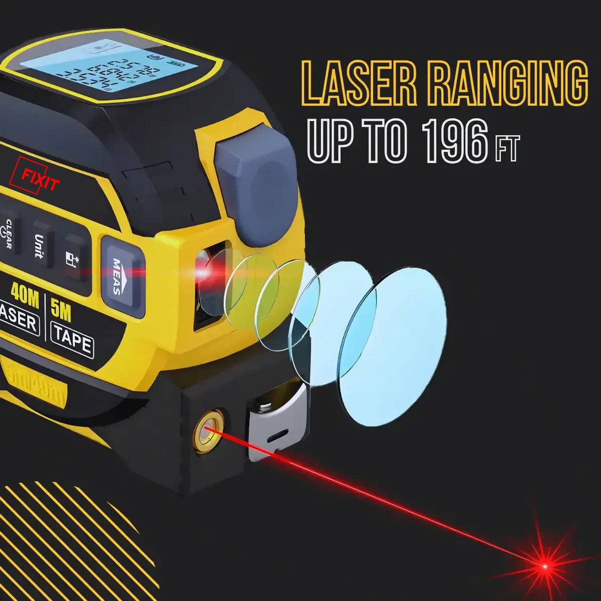 Fixit™ 3-IN-1 LASER RANGEFINDER